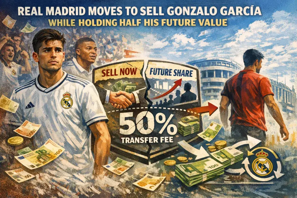 Real Madrid Moves to Sell Gonzalo García While Holding Half His Future Value